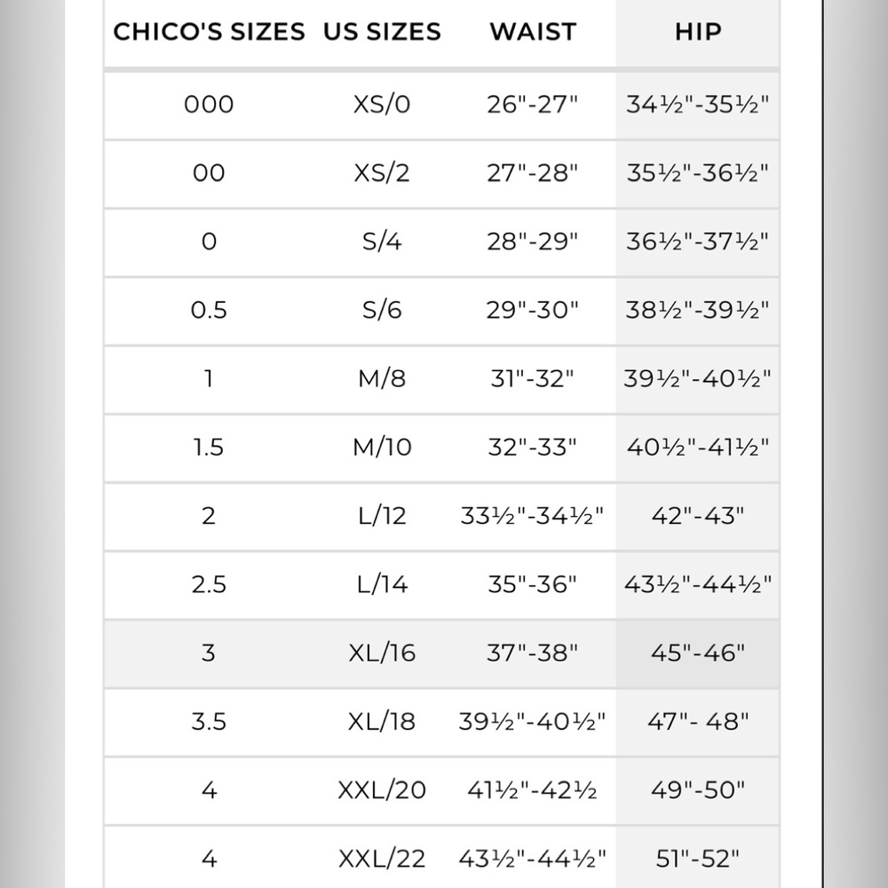 Chico’s Comfort Waist Luxe Utility Outline Floral Crops - Picture 8 of 8